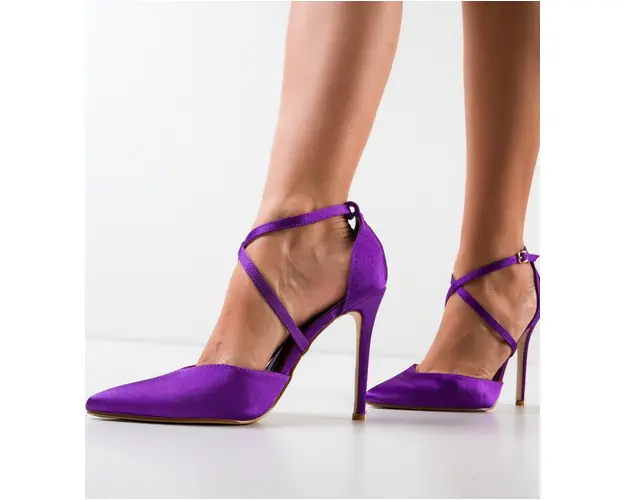 Pantofi cu toc Arpat Mov