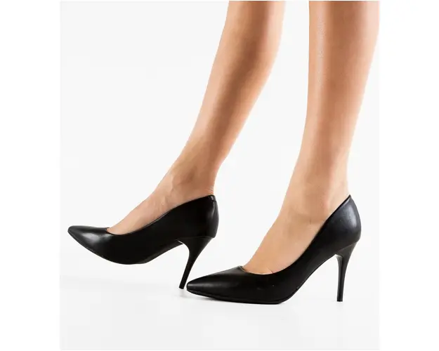 Pantofi cu toc Danube Negri
