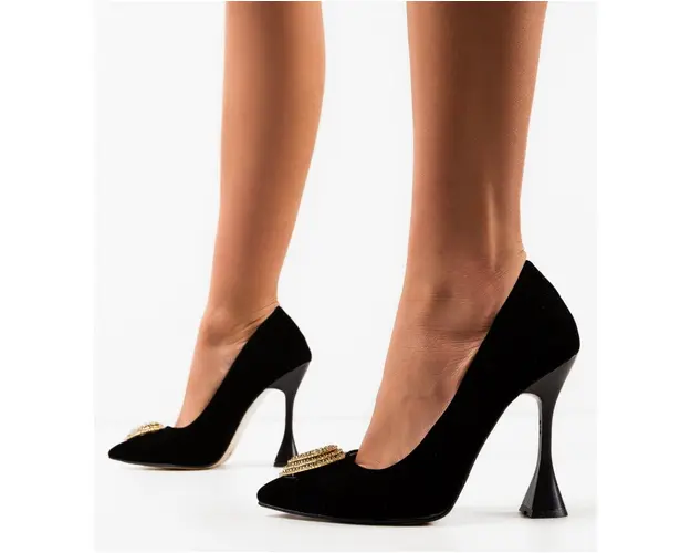 Pantofi cu toc Darino Negri 2