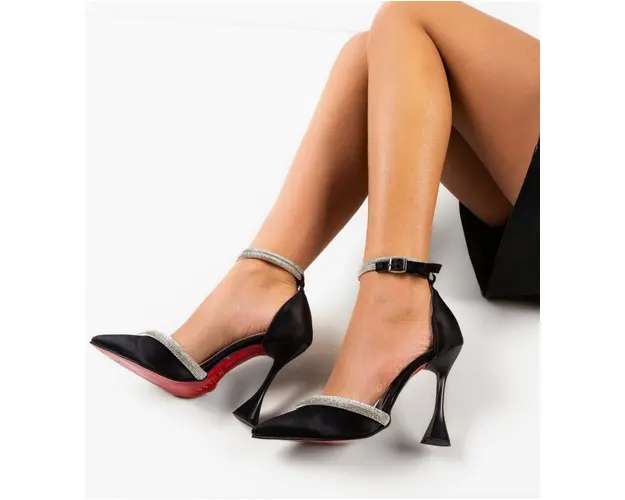 Pantofi cu toc Esero Negri