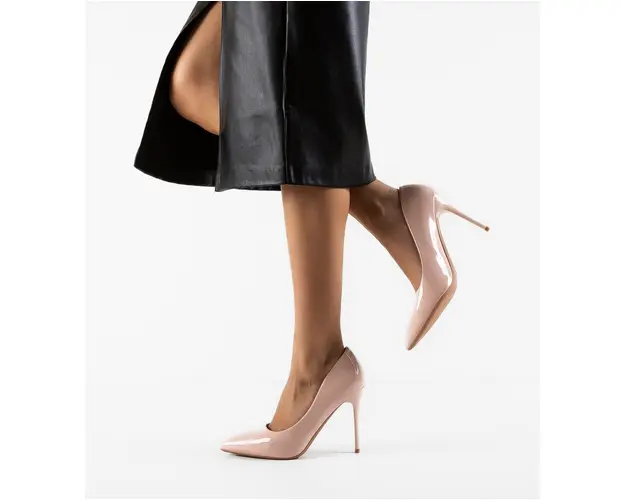 Pantofi cu toc Fana Roz