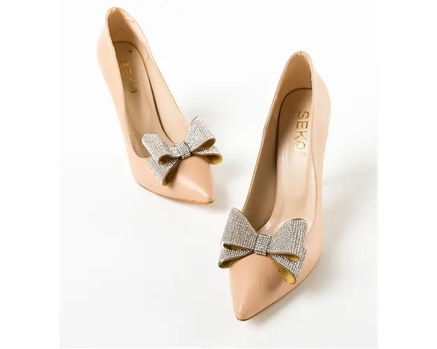 Pantofi cu toc Farma Nude