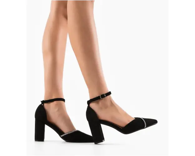 Pantofi cu toc Hajag Negri