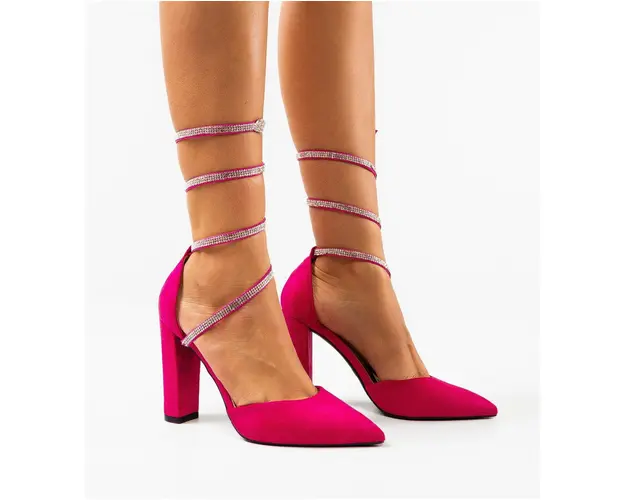 Pantofi cu toc Kyk Fuchsia