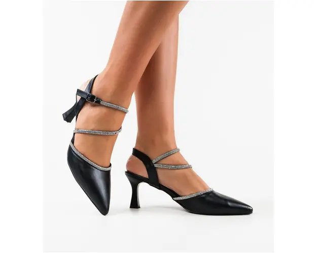 Pantofi cu toc Okeyt Negri