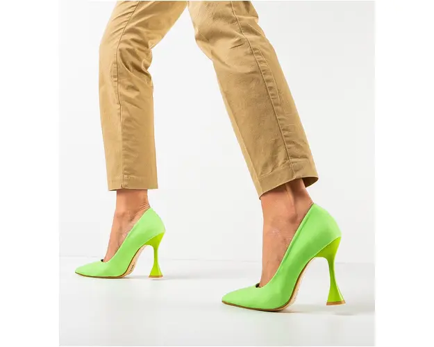 Pantofi cu toc Rimo Verzi