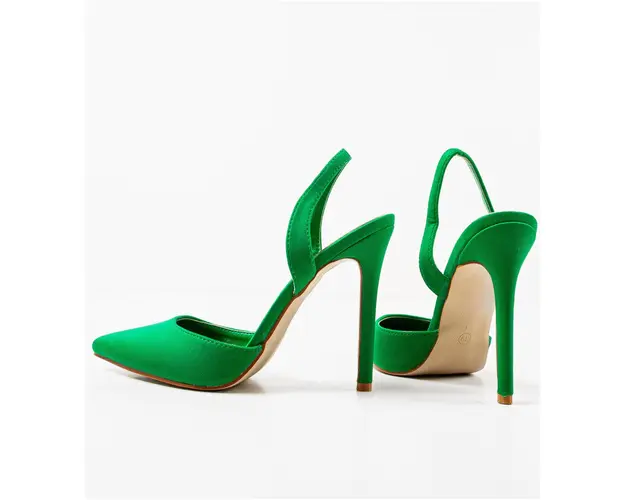 Pantofi cu toc Ruruma Verzi