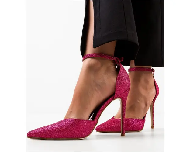 Pantofi cu toc Sofly Roz