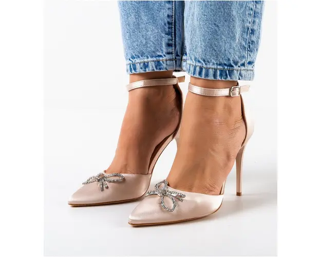 Pantofi cu toc Suja Bej