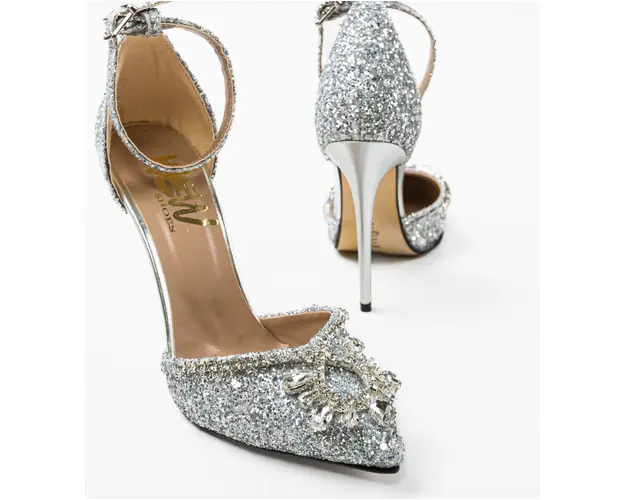 Pantofi dama Alabyna Argintii
