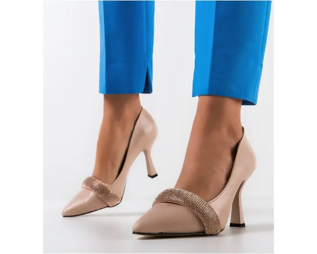 Pantofi dama Andor Bej 2