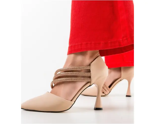 Pantofi dama Aquila Bej