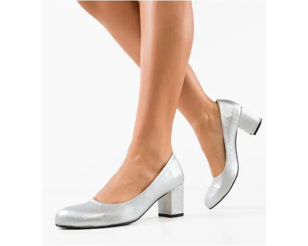 Pantofi dama Azura Argintii
