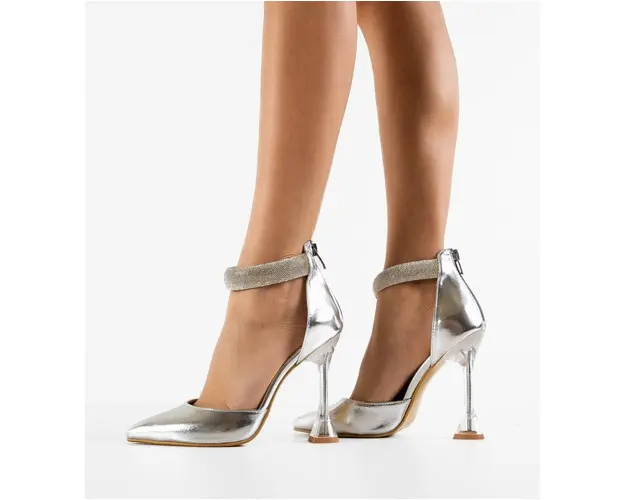 Pantofi dama Bayga Argintii