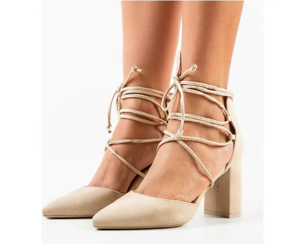 Pantofi dama Chelsea Bej