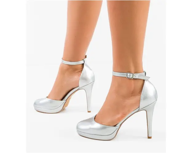 Pantofi dama Cryst Argintii