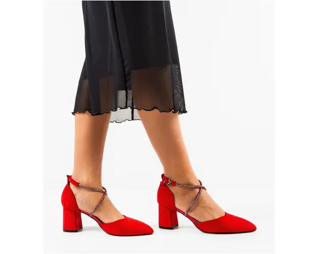 Pantofi dama Doraj Rosii