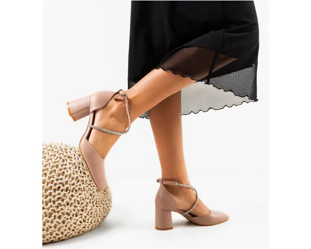 Pantofi dama Dorol Nude