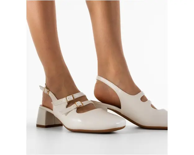 Pantofi dama Drina Albi