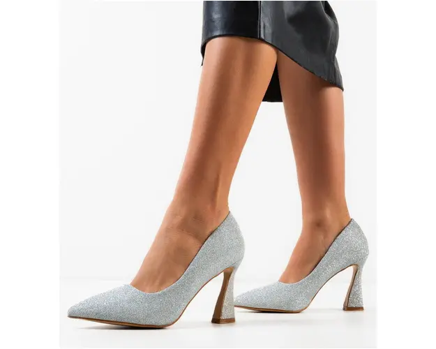 Pantofi dama Elaine Argintii
