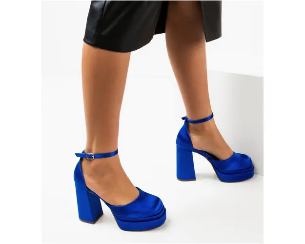 Pantofi dama Emily Albastri