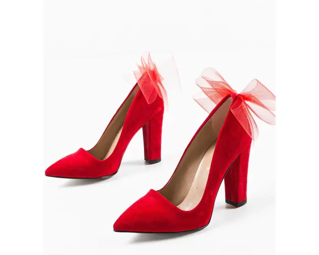 Pantofi dama Fynda Rosii