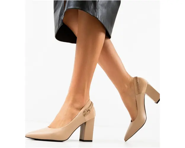 Pantofi dama Gergina Nude