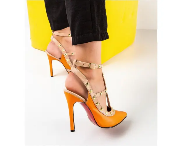 Pantofi dama Habile Portocalii