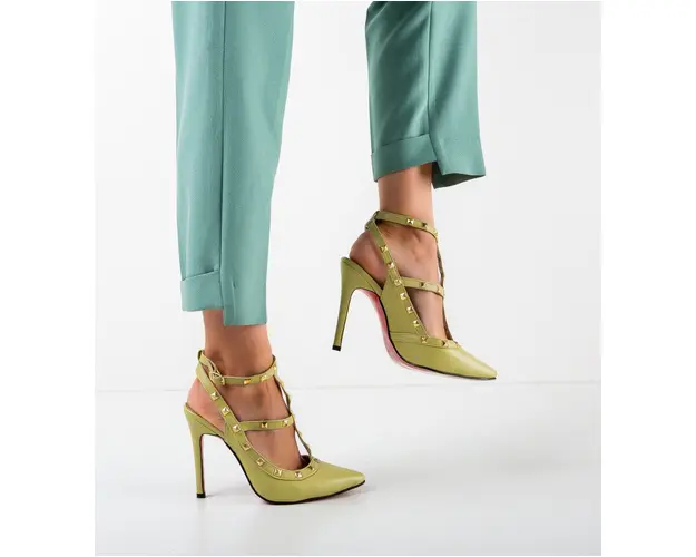 Pantofi dama Habile Verzi 2