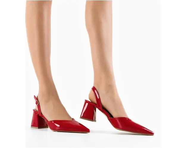 Pantofi dama Hagra Rosii