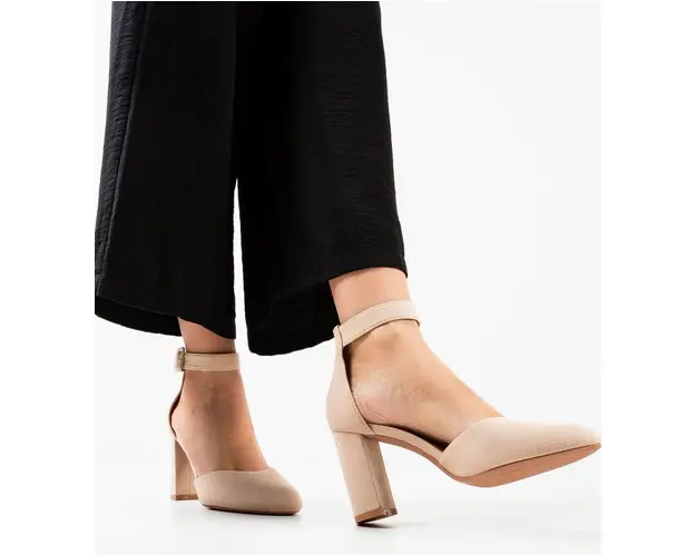 Pantofi dama Horn Bej