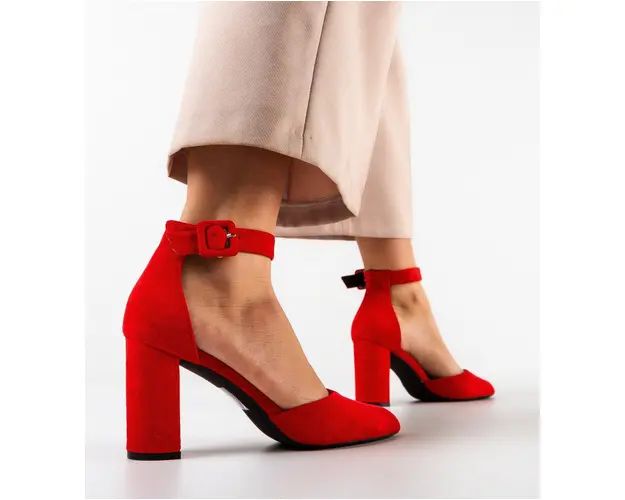 Pantofi dama Horn Rosii