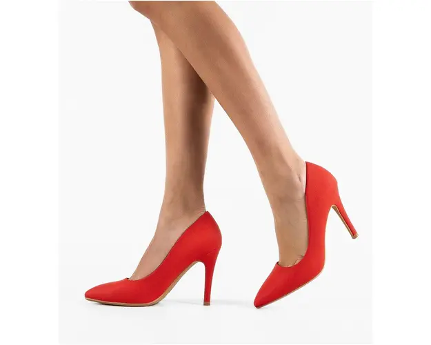 Pantofi dama Keiran Rosii