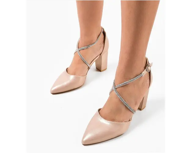 Pantofi dama Klamara Aurii