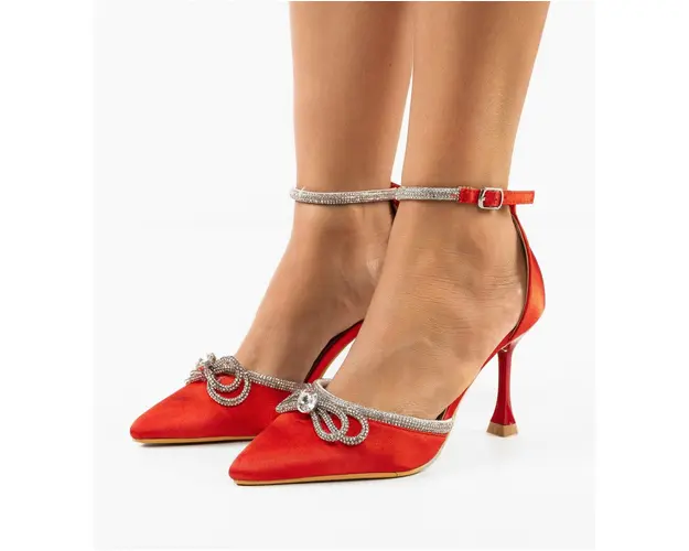 Pantofi dama Leon Rosii