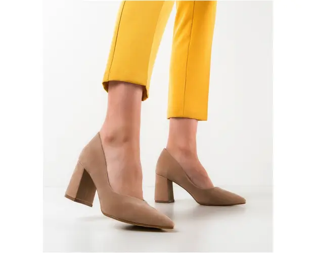 Pantofi dama Lilly Bej 2