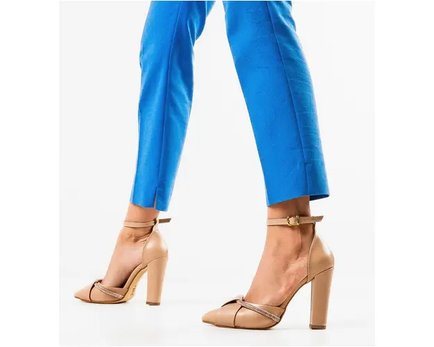 Pantofi dama Loryna Nude