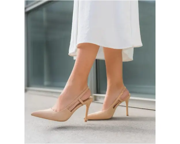 Pantofi dama Lourdusamy Bej