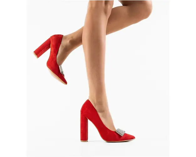 Pantofi dama Lucky Rosii