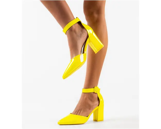 Pantofi dama Mejia Galbeni