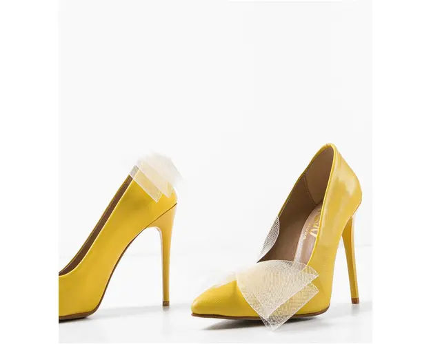 Pantofi dama Merlyn Galbeni 2