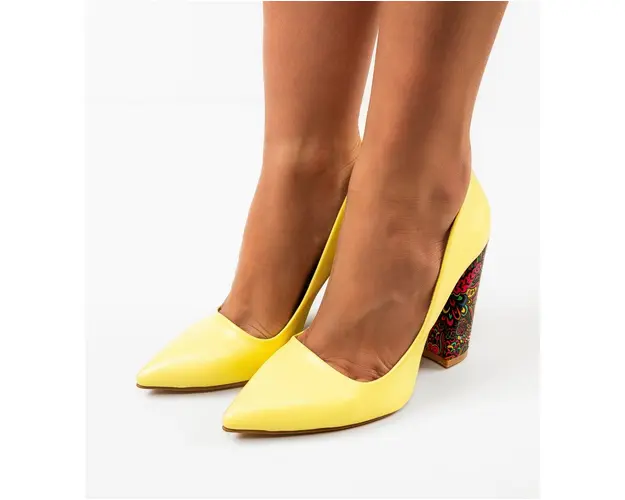 Pantofi dama Monina Galbeni