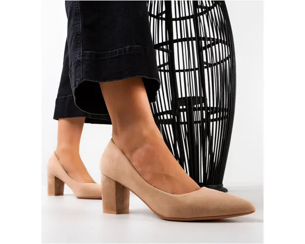 Pantofi dama Monty Bej