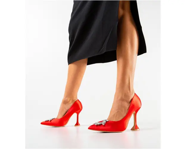 Pantofi dama Nafeesa Rosii