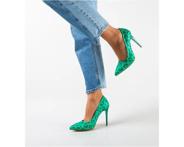 Pantofi dama Ojal Verzi