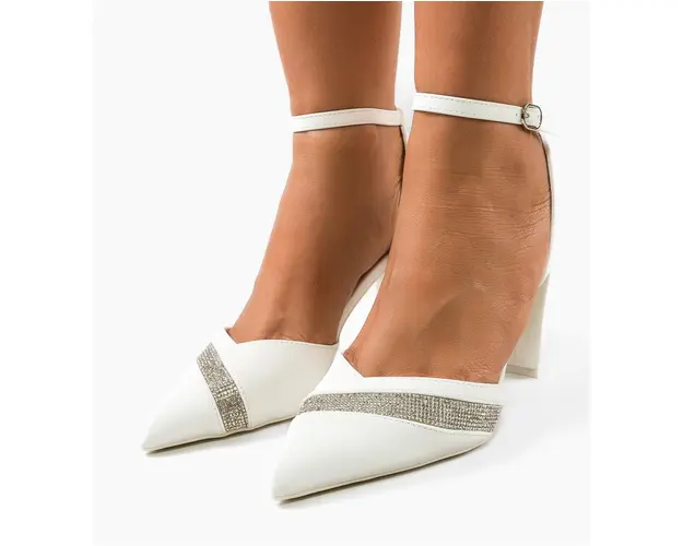 Pantofi dama Perch Albi
