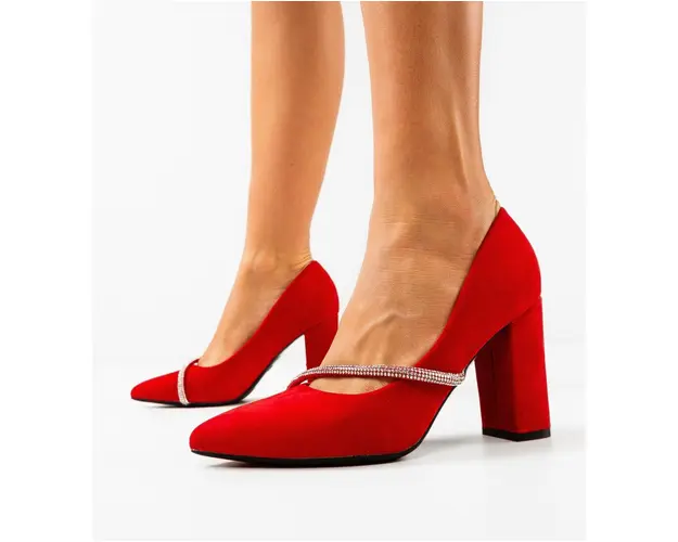 Pantofi dama Pherick Rosii