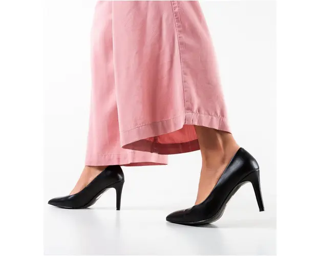 Pantofi dama Rose Negri 2