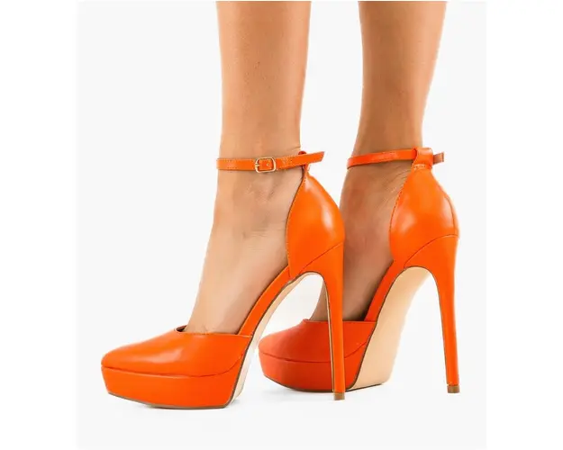 Pantofi dama Vera Portocalii