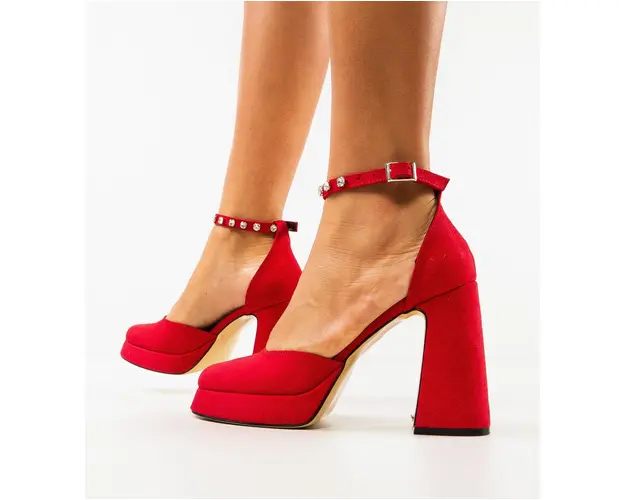 Pantofi dama Verdaya Rosii